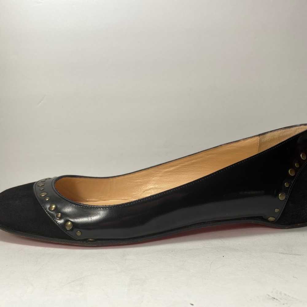 Christian Louboutin ballets flats suede patent st… - image 2