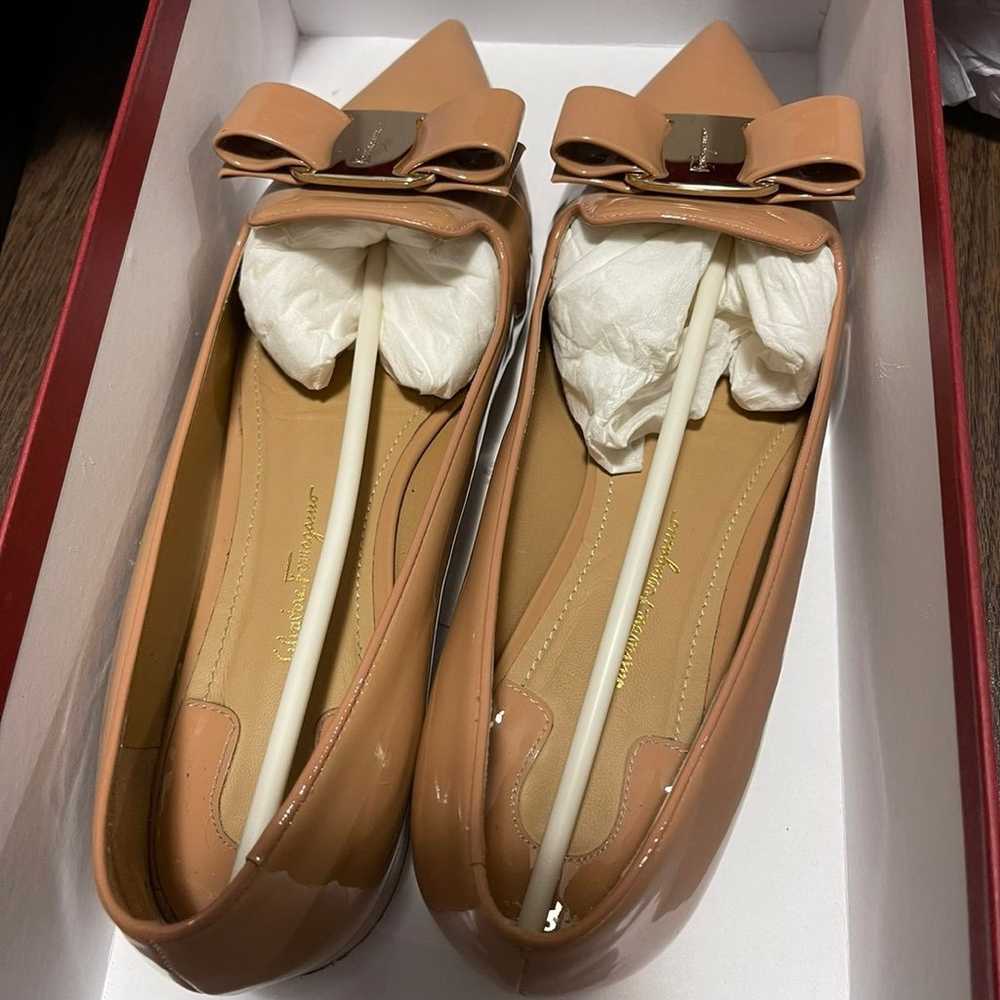 leather flats Salvatore Ferragamo - image 2