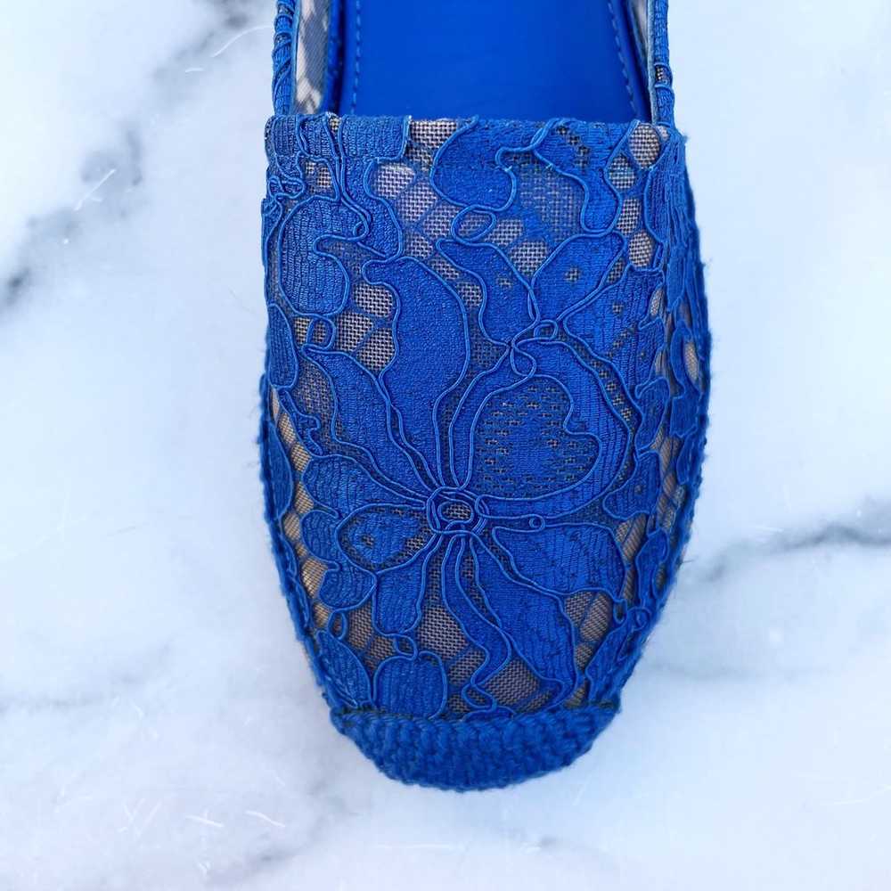 Dolce & Gabbana blue corded lace espadrille flats… - image 7