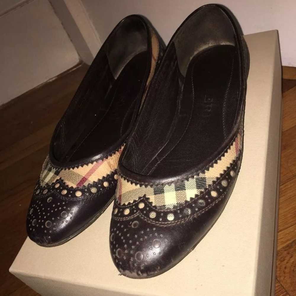 Burberry Checked Flats Size 7.5 - image 2