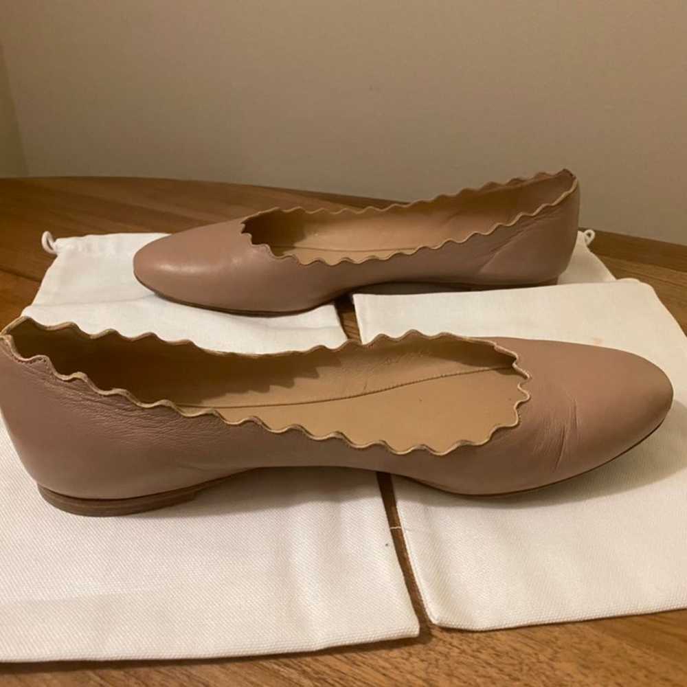 Chloe Scalloped Ballerina Flats - image 7