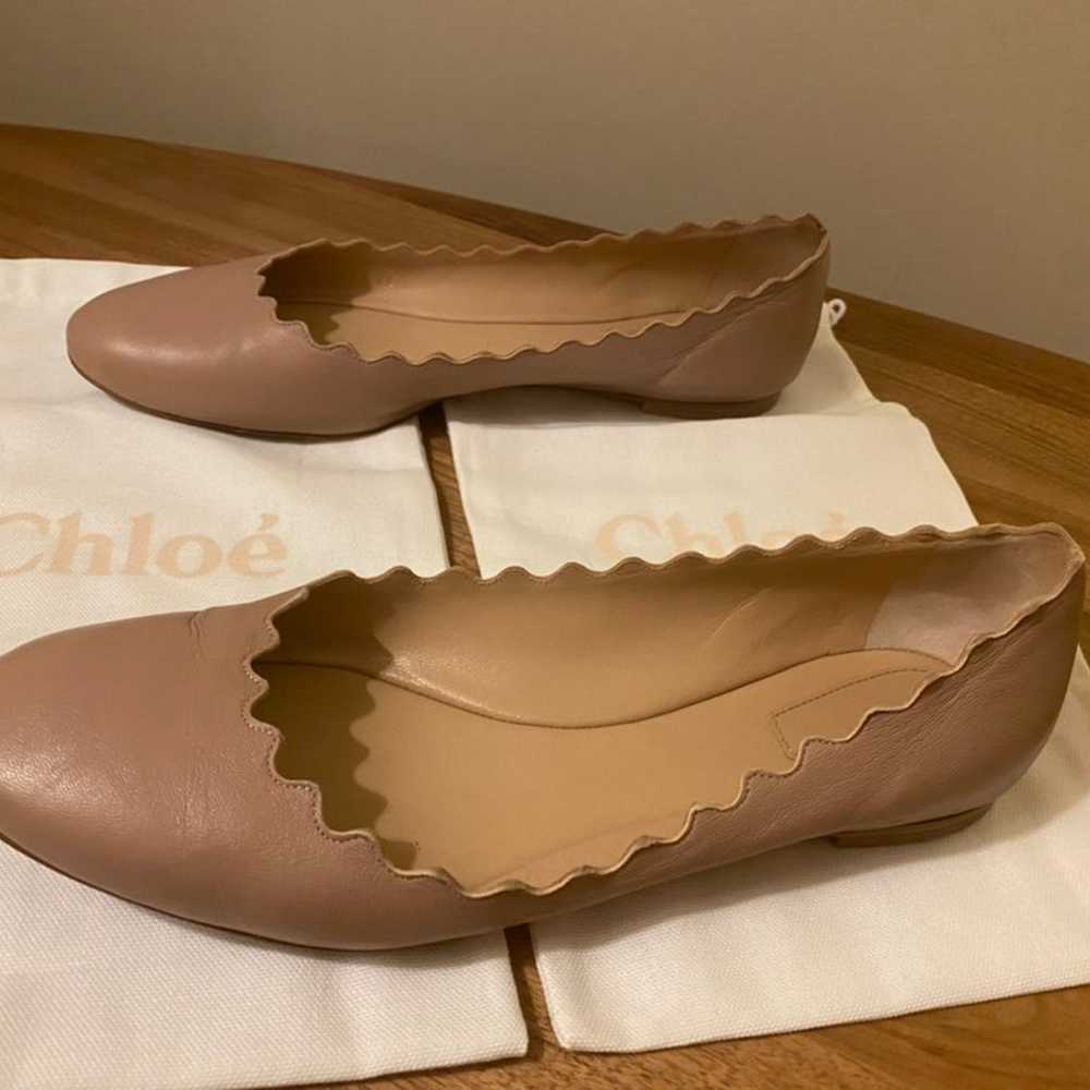 Chloe Scalloped Ballerina Flats - image 8