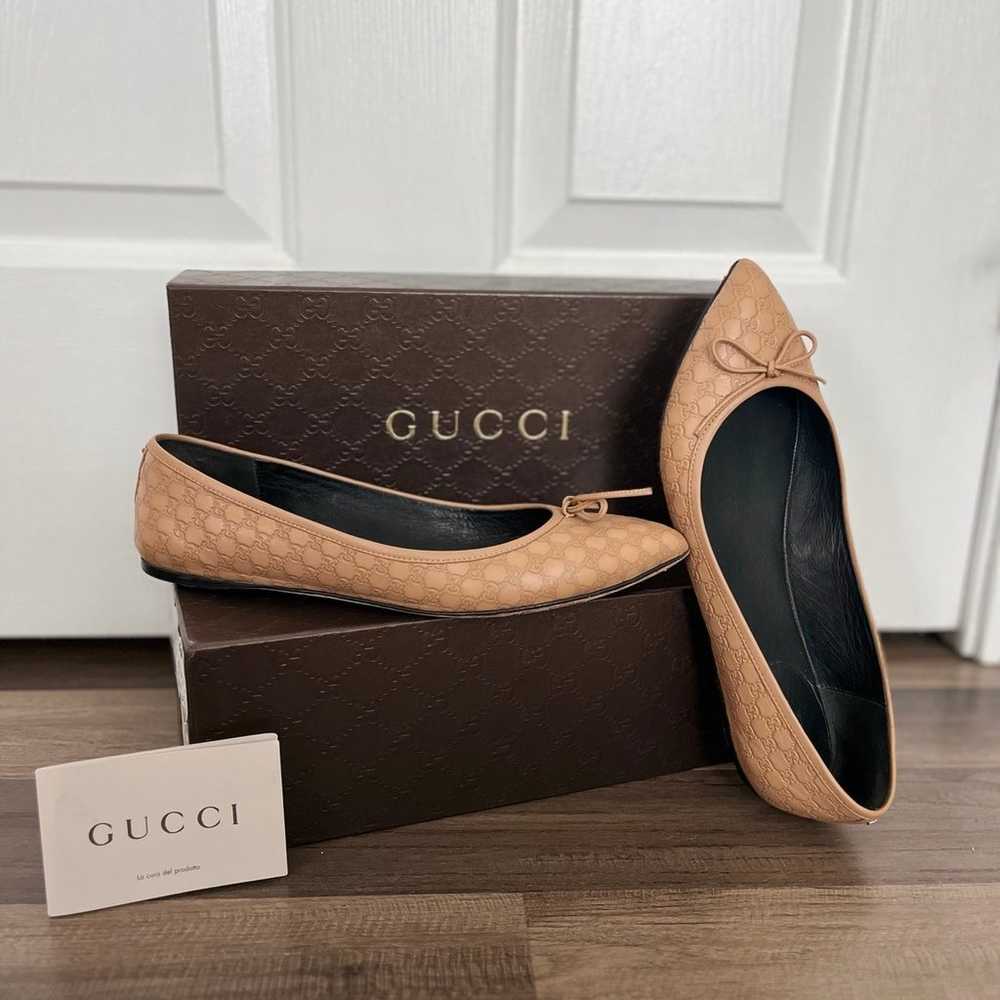 100% Authentic Gucci flats size 38.5 - image 1