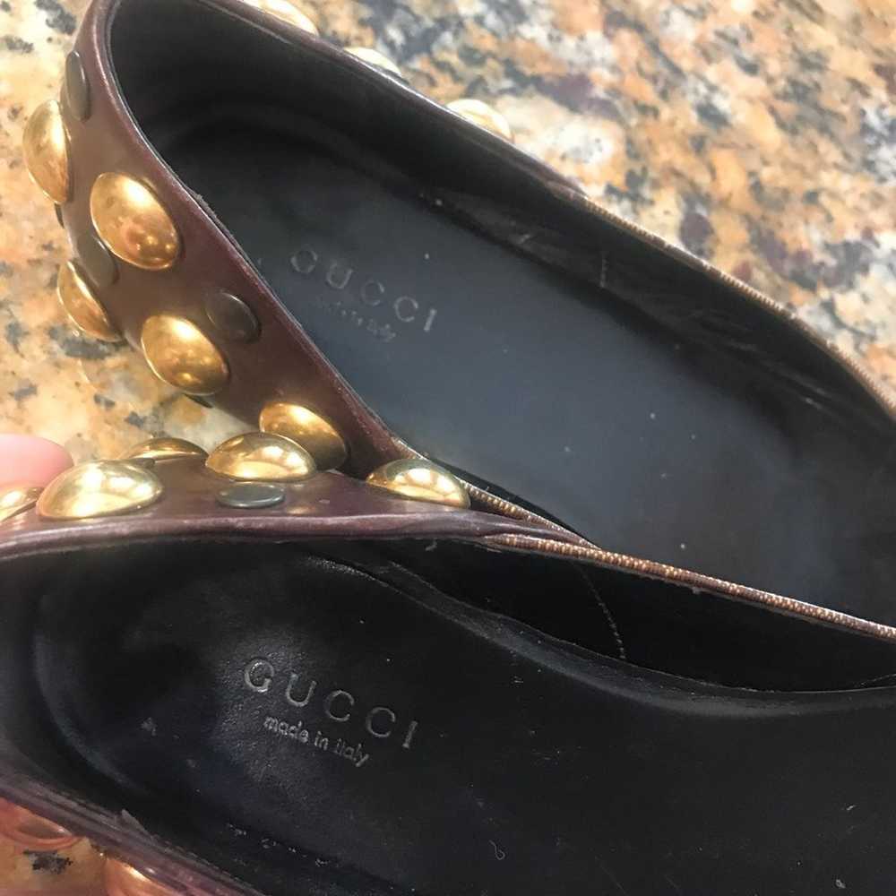 Gucci Logo Babouska Flats sz6 - image 6