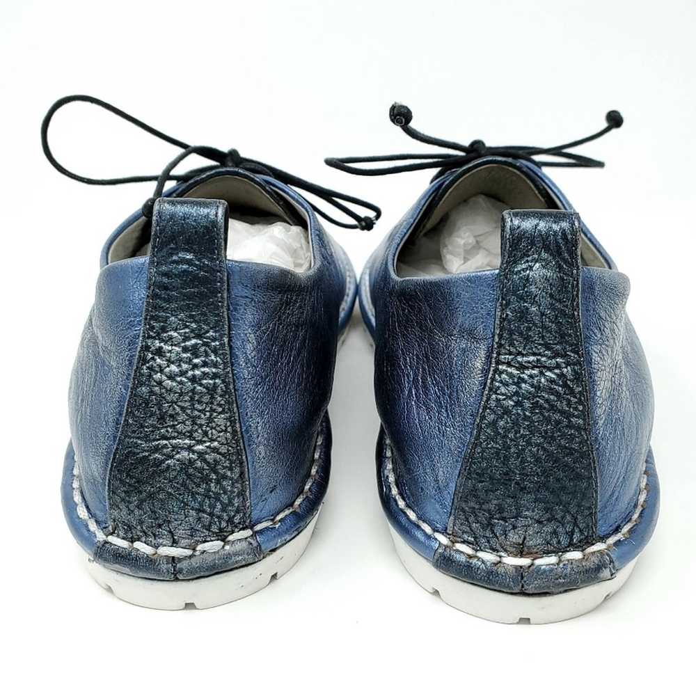Marsell Sancrispa Metallic Blue Lace Up Shoe fash… - image 6