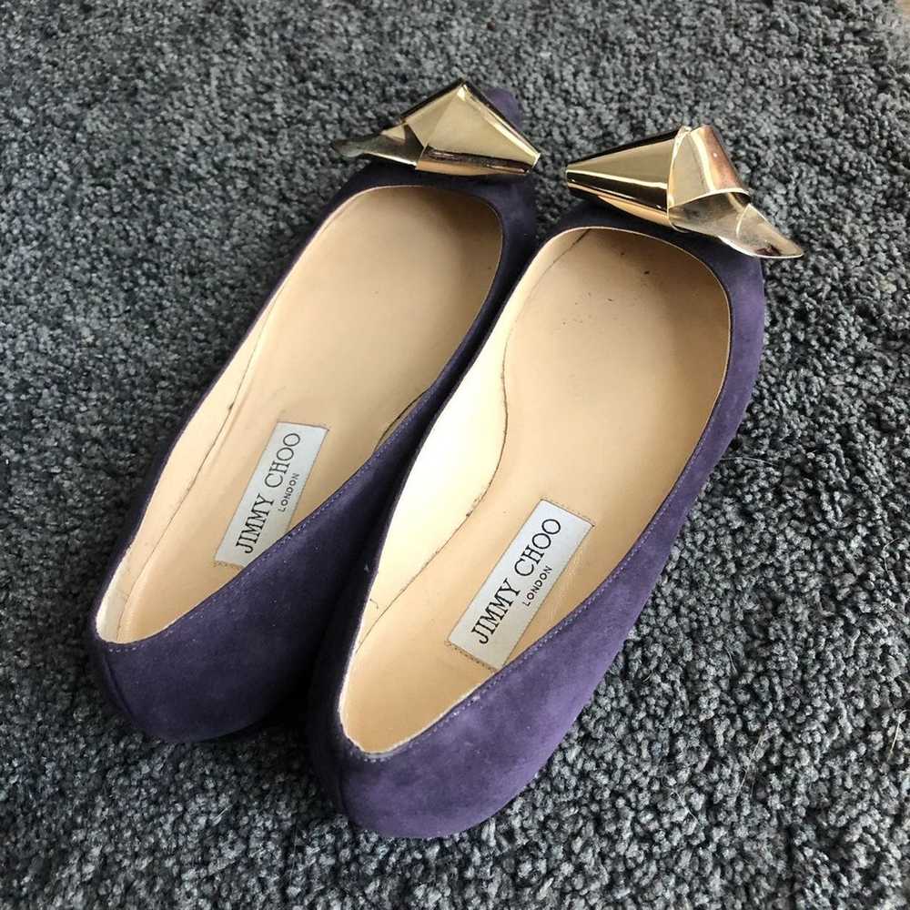 Jimmy Choo Purple Flat - image 2