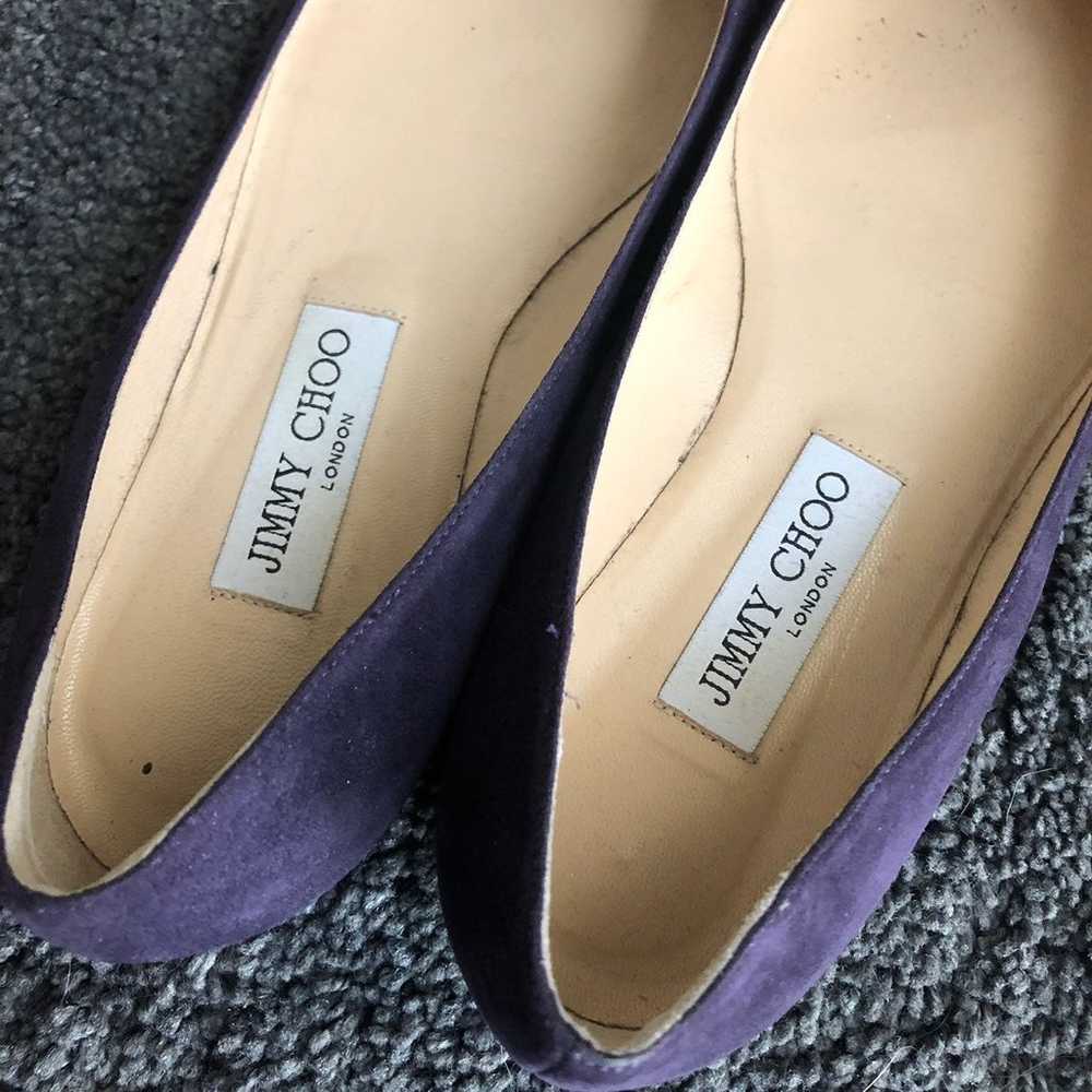 Jimmy Choo Purple Flat - image 4