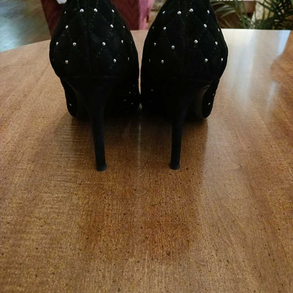 Charles David Castle $230 Stiletto Black Studded - image 3