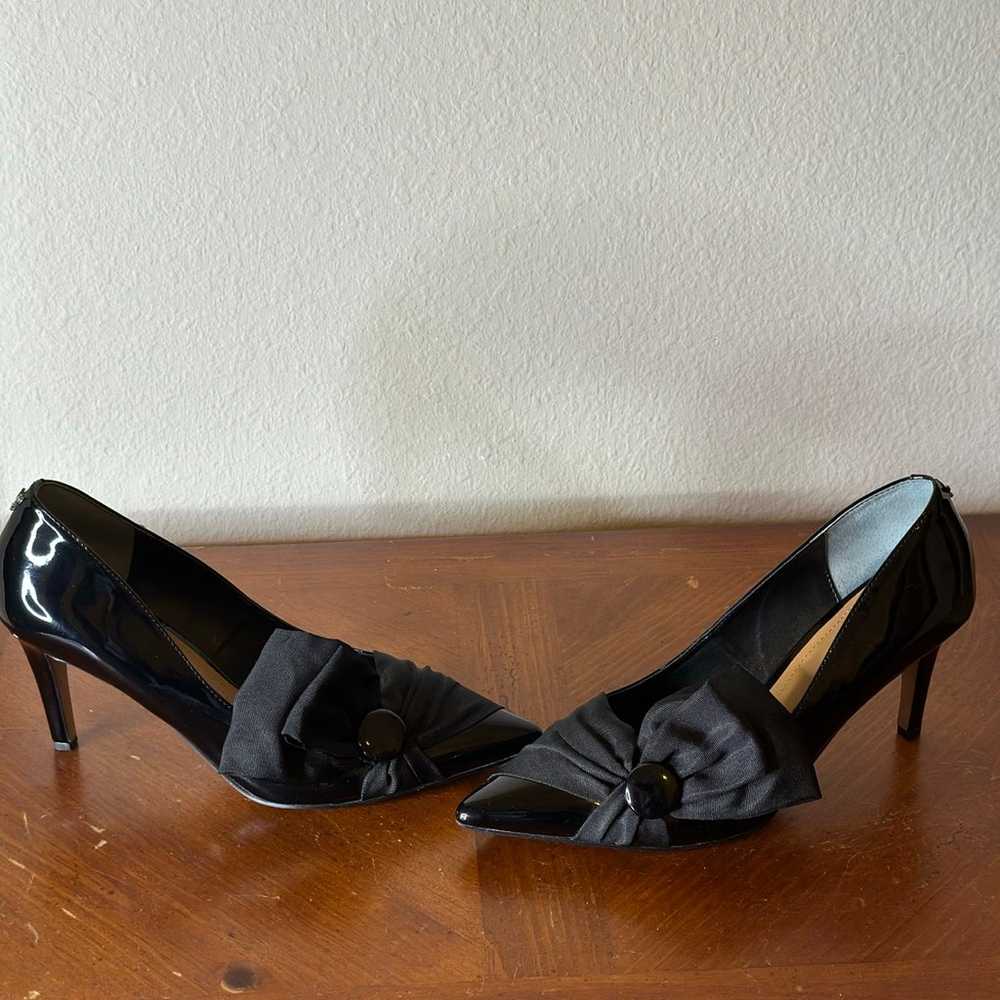 J.Renee Hirisha black patent heel size 10 - image 2