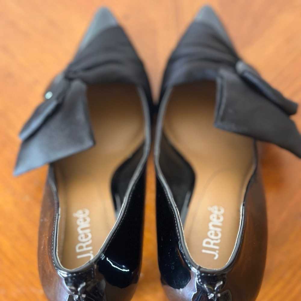 J.Renee Hirisha black patent heel size 10 - image 5