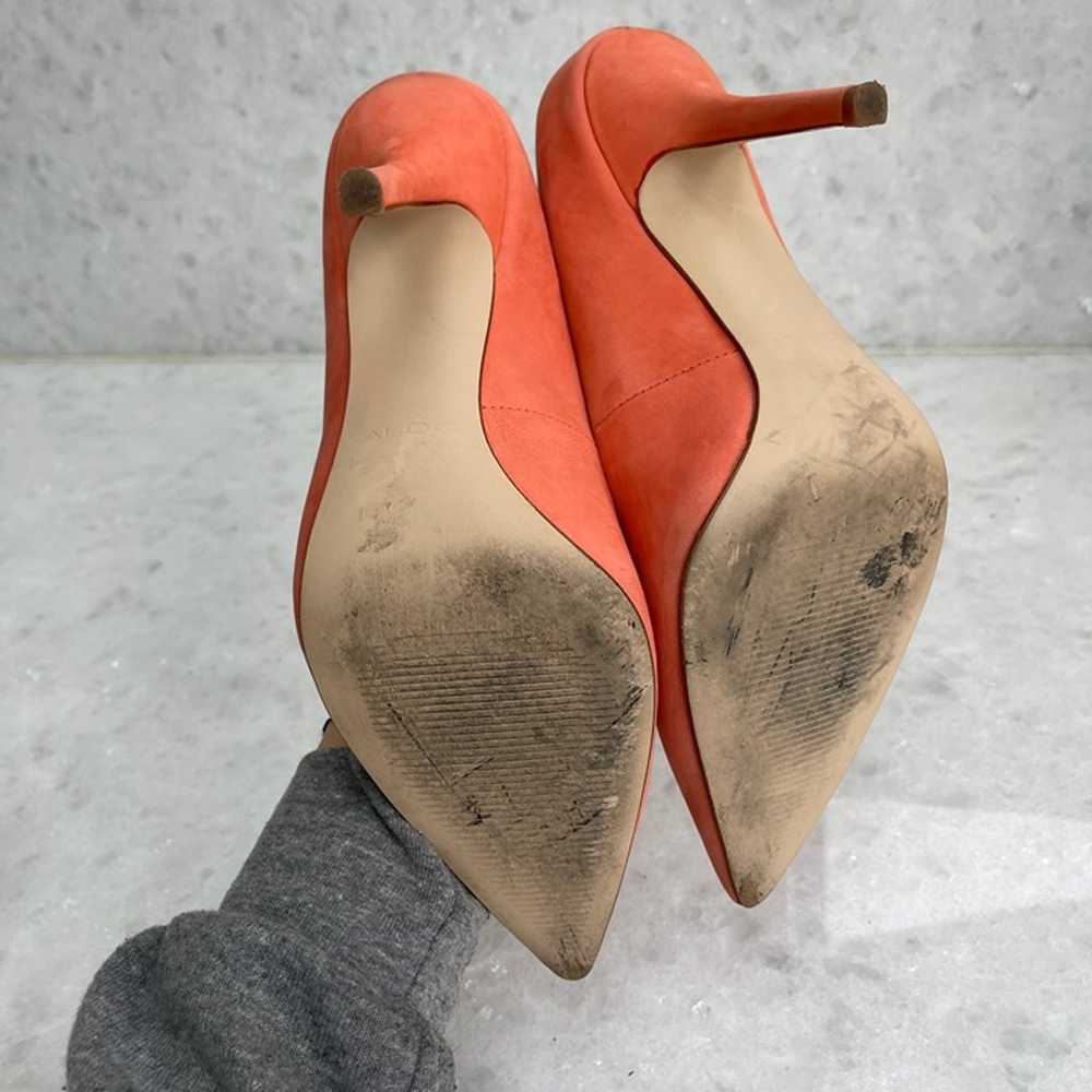 Aldo Peach Coral Pink Stiletto High heels Size 38 - image 3