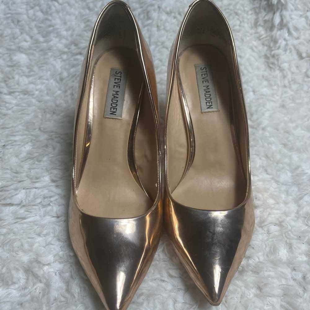 Steve Madden Daisie Rose Gold Patent faux leather… - image 3