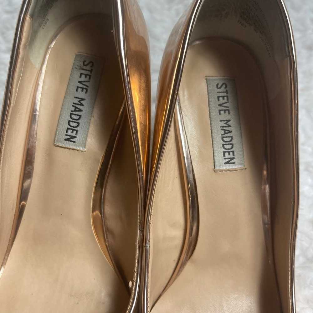 Steve Madden Daisie Rose Gold Patent faux leather… - image 7