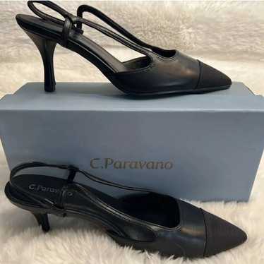 C.PARAVANO Women's Pumps Black Stiletto Heel Pump… - image 1