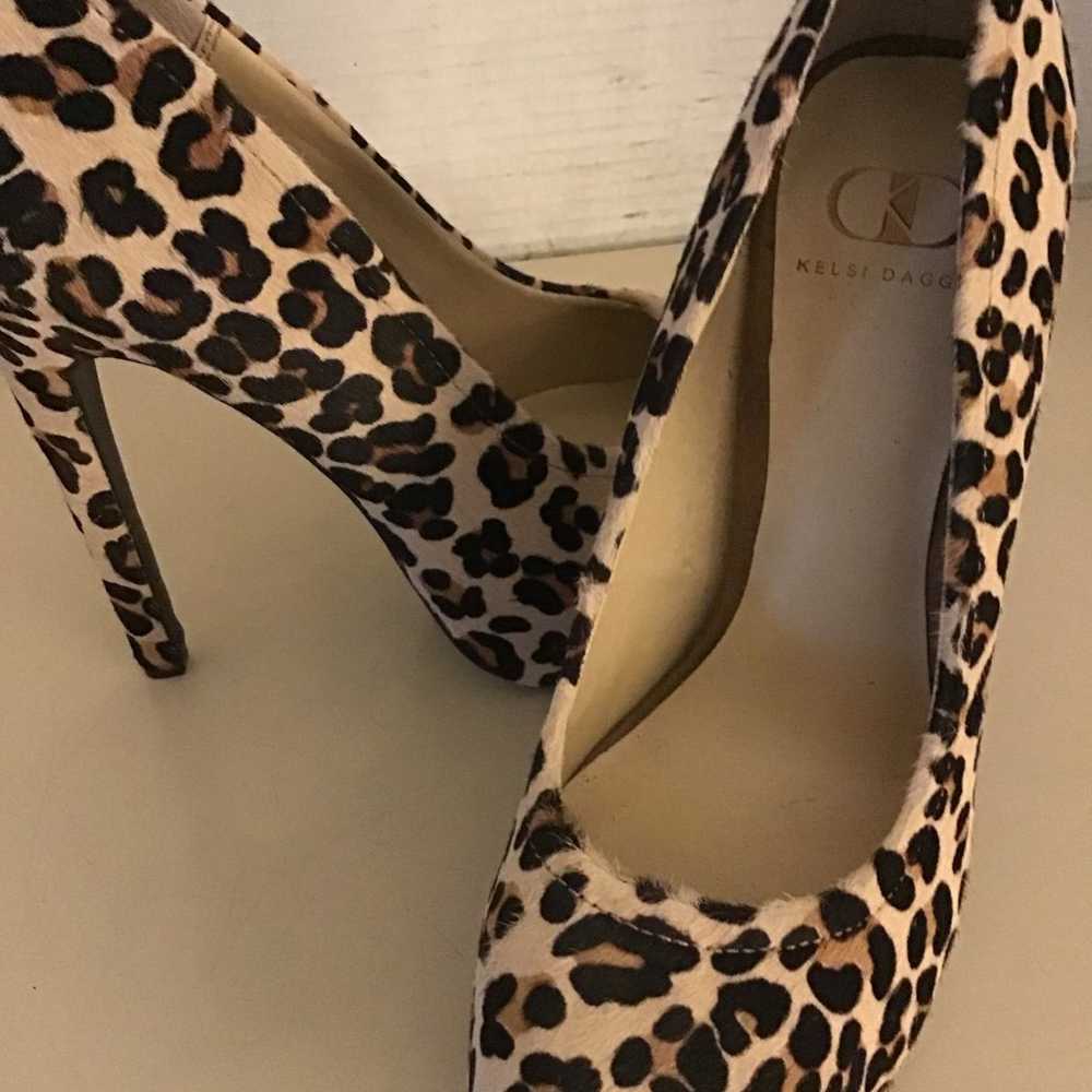 Kelsi Dagger women animal print platform pump hee… - image 10