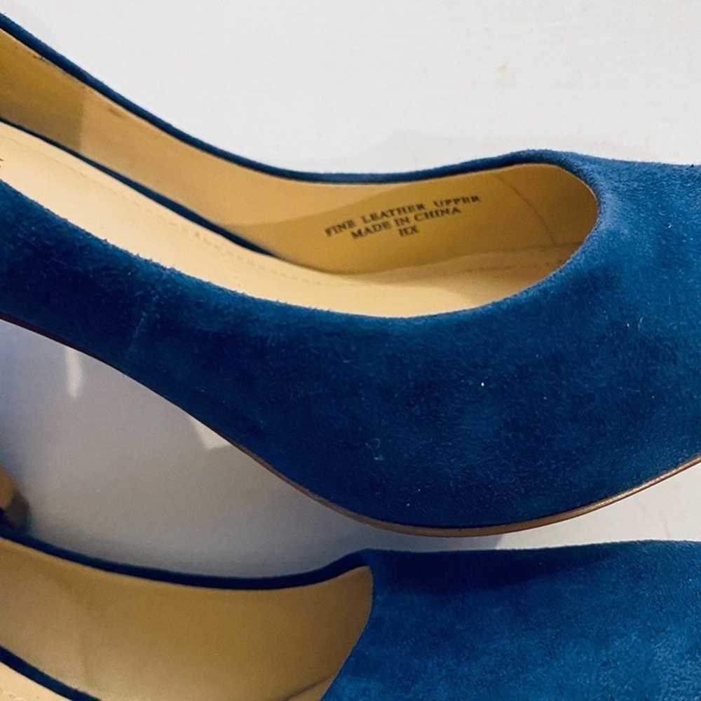CHARLES by Charles David sz 7 navy Pumps suede he… - image 6