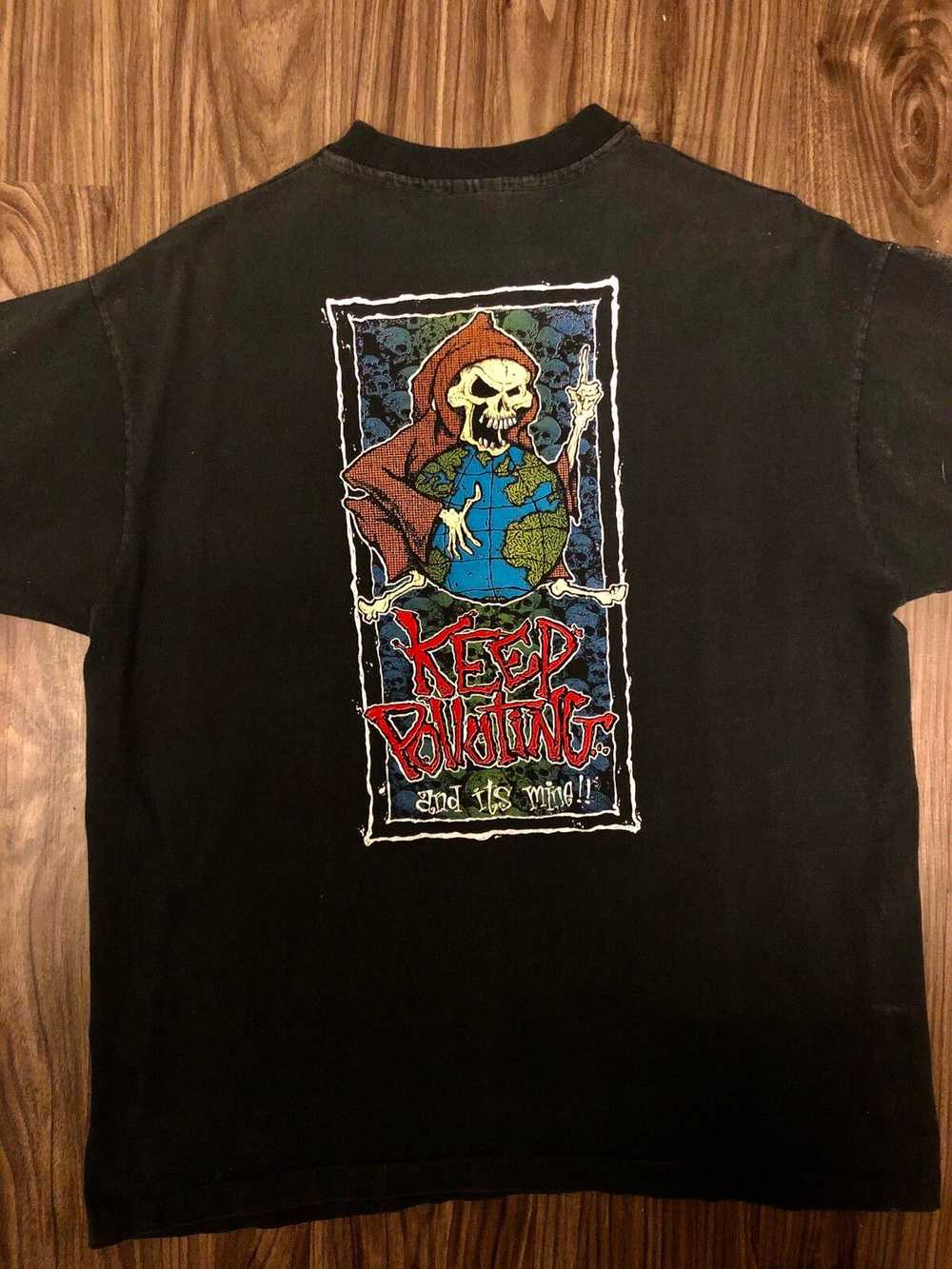 Band Tees × Rock T Shirt × Vintage 96’ reaper tee - image 1