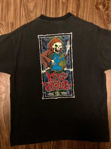 Band Tees × Rock T Shirt × Vintage 96’ reaper tee