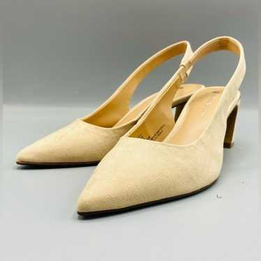 Metropolitan View 6M Beige Tan Heel Pumps