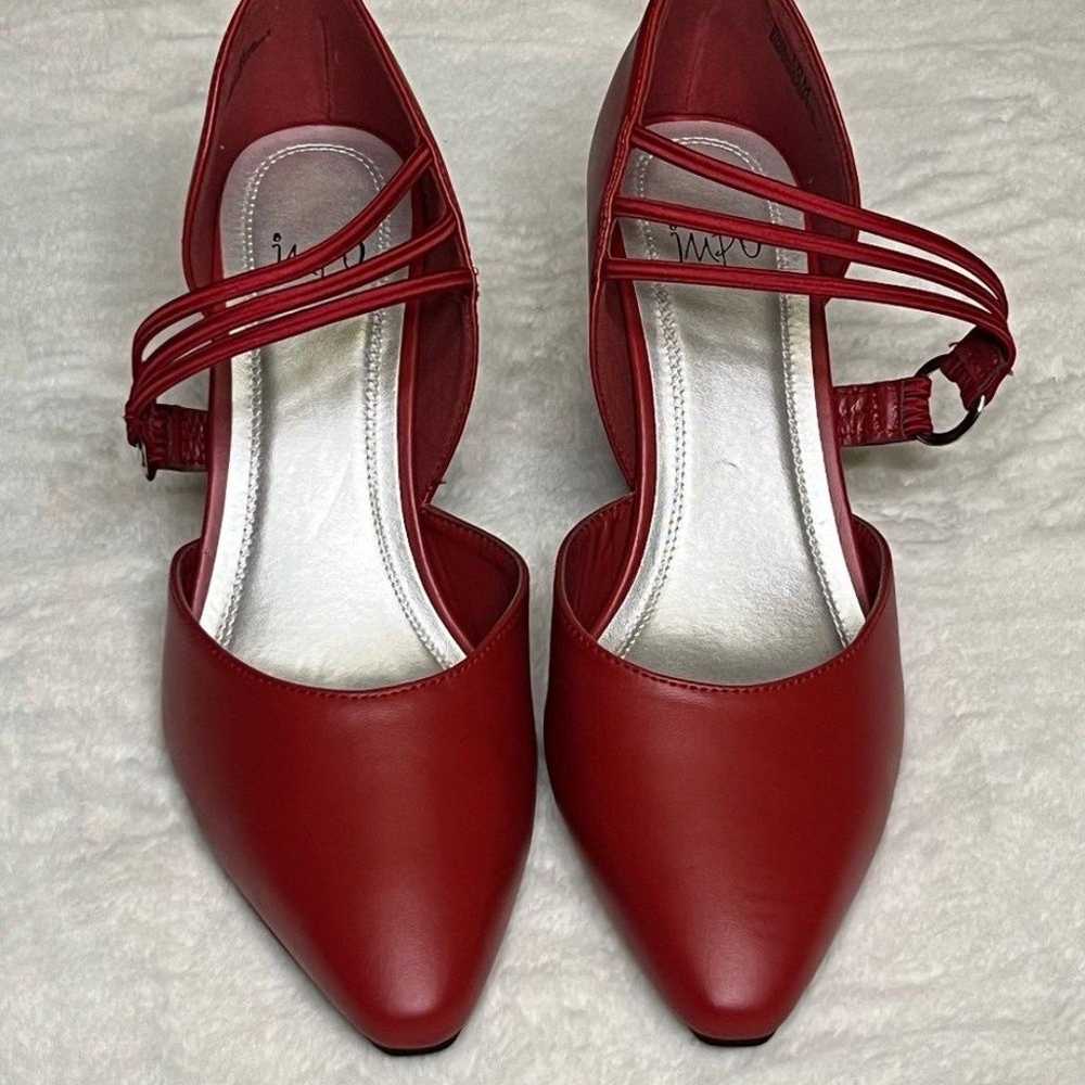 Impo "Vonny" Red  leather  Dress Pumps : NEW - image 1