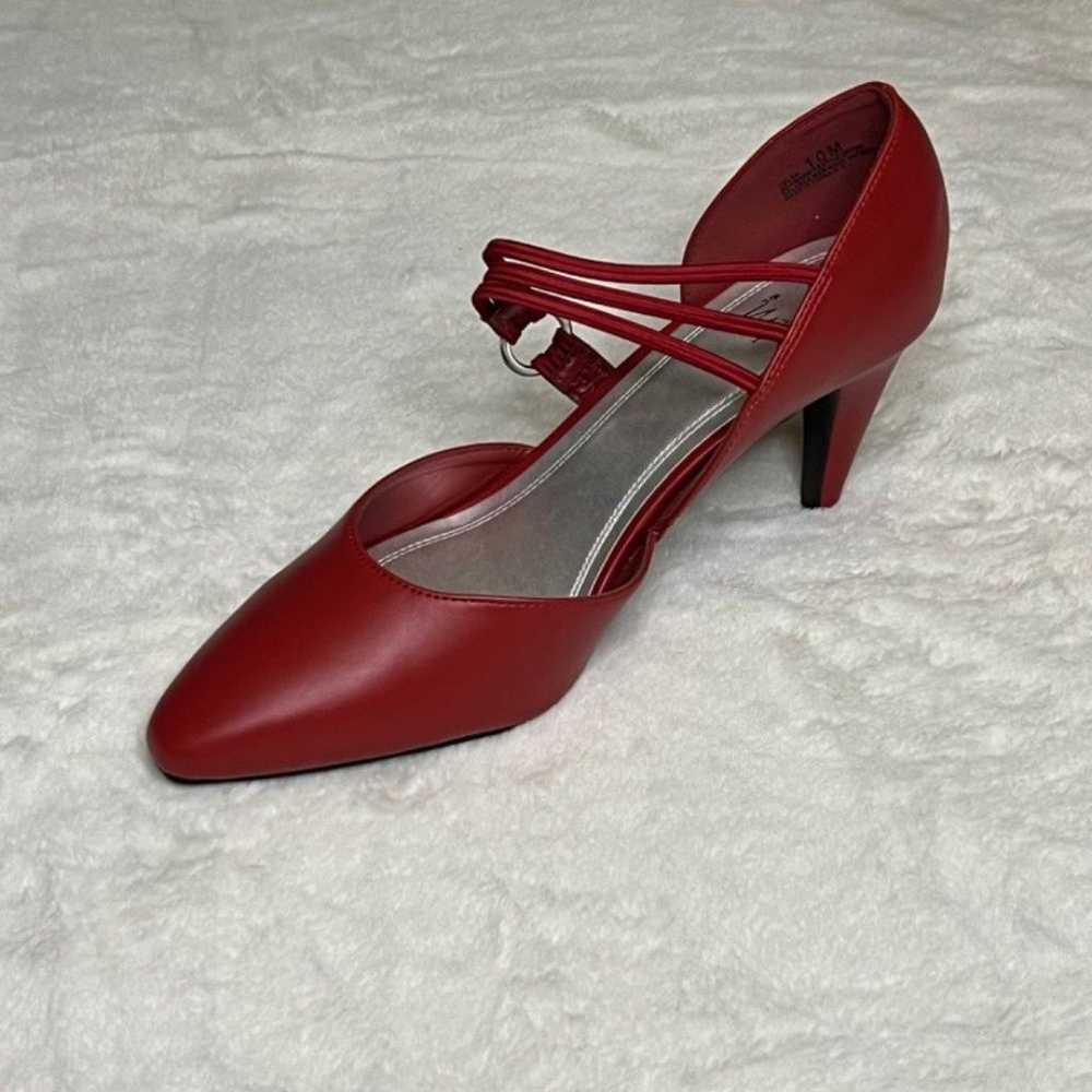 Impo "Vonny" Red  leather  Dress Pumps : NEW - image 5