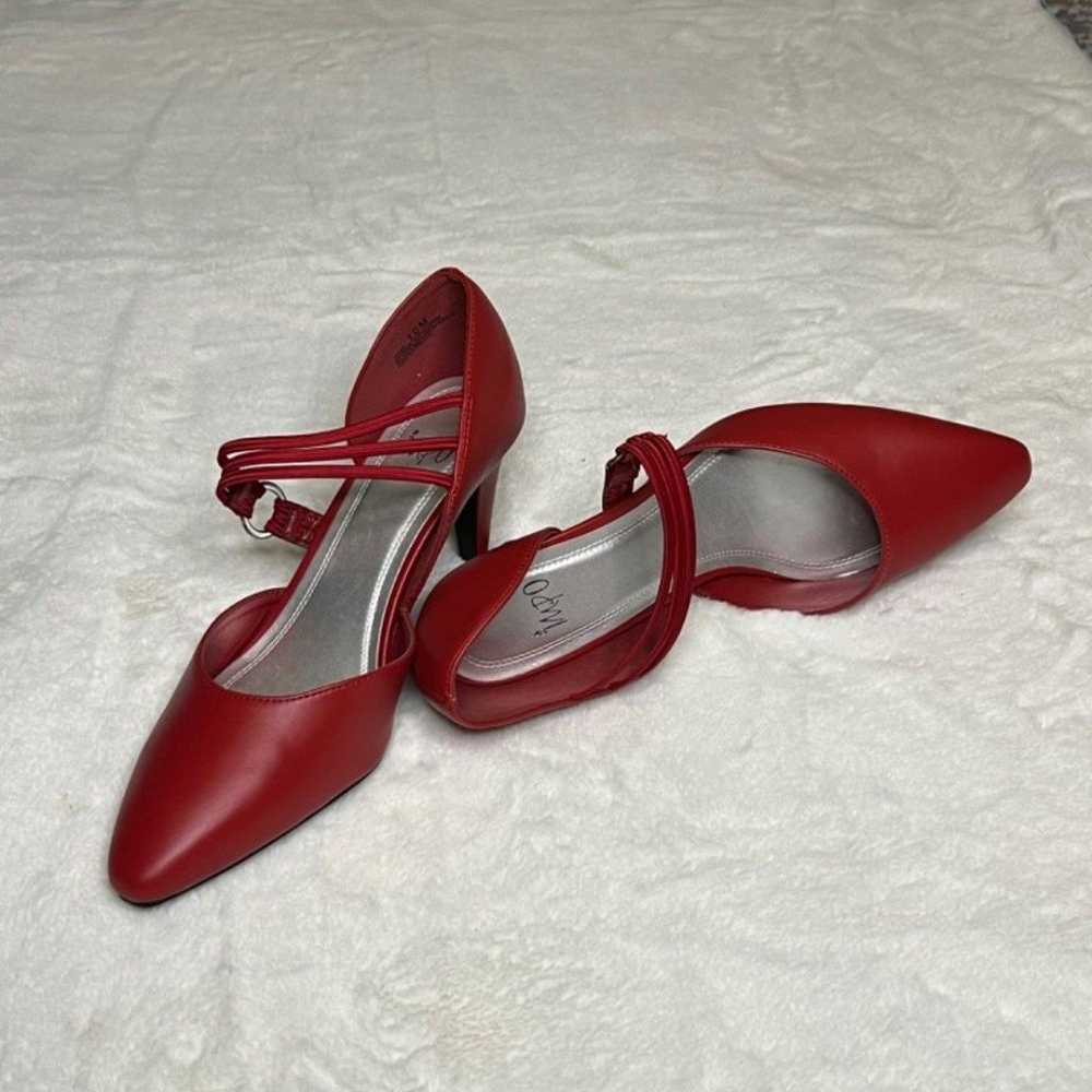 Impo "Vonny" Red  leather  Dress Pumps : NEW - image 6