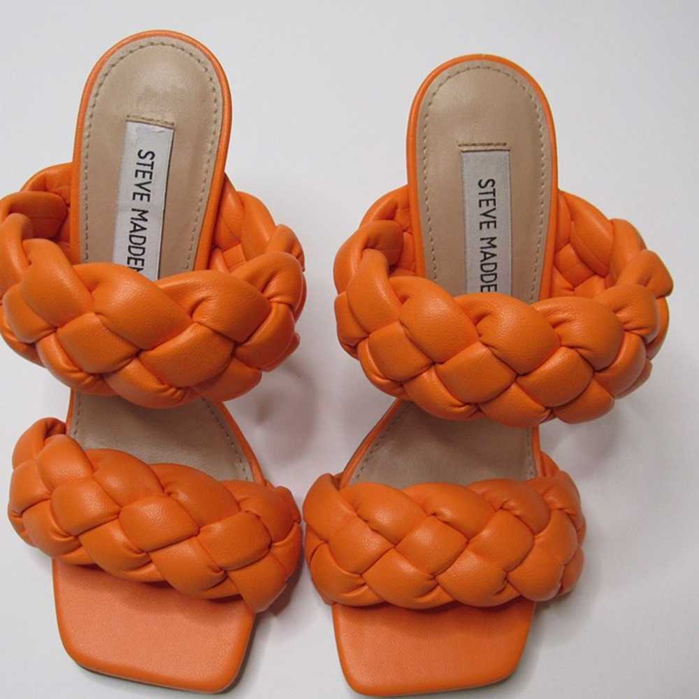 Steve Madden Kenley Square Open Toe Braided Sanda… - image 7