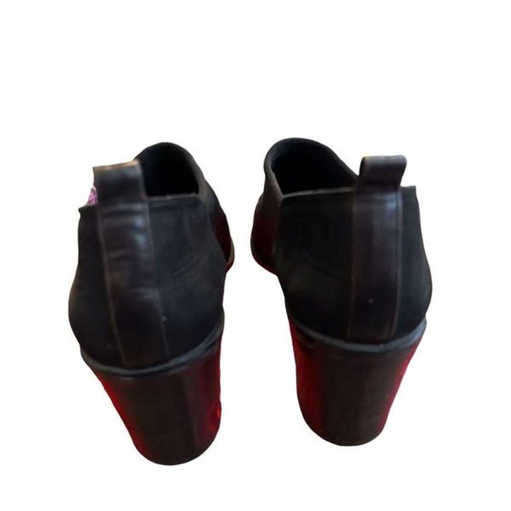 Donald Pliner Black Stretch Nylon Leather Heel Pu… - image 7