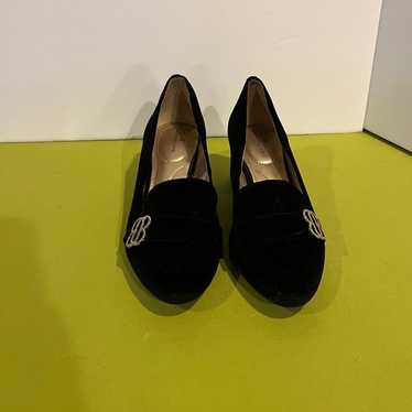 Bandolina Black Velvet shoes 7M - image 1