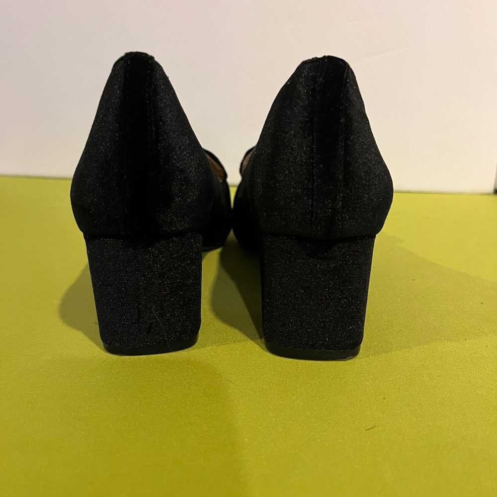 Bandolina Black Velvet shoes 7M - image 3
