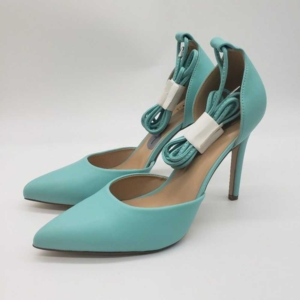 Blue high Heels Stiletto Women's Shoes Size 7 - image 3