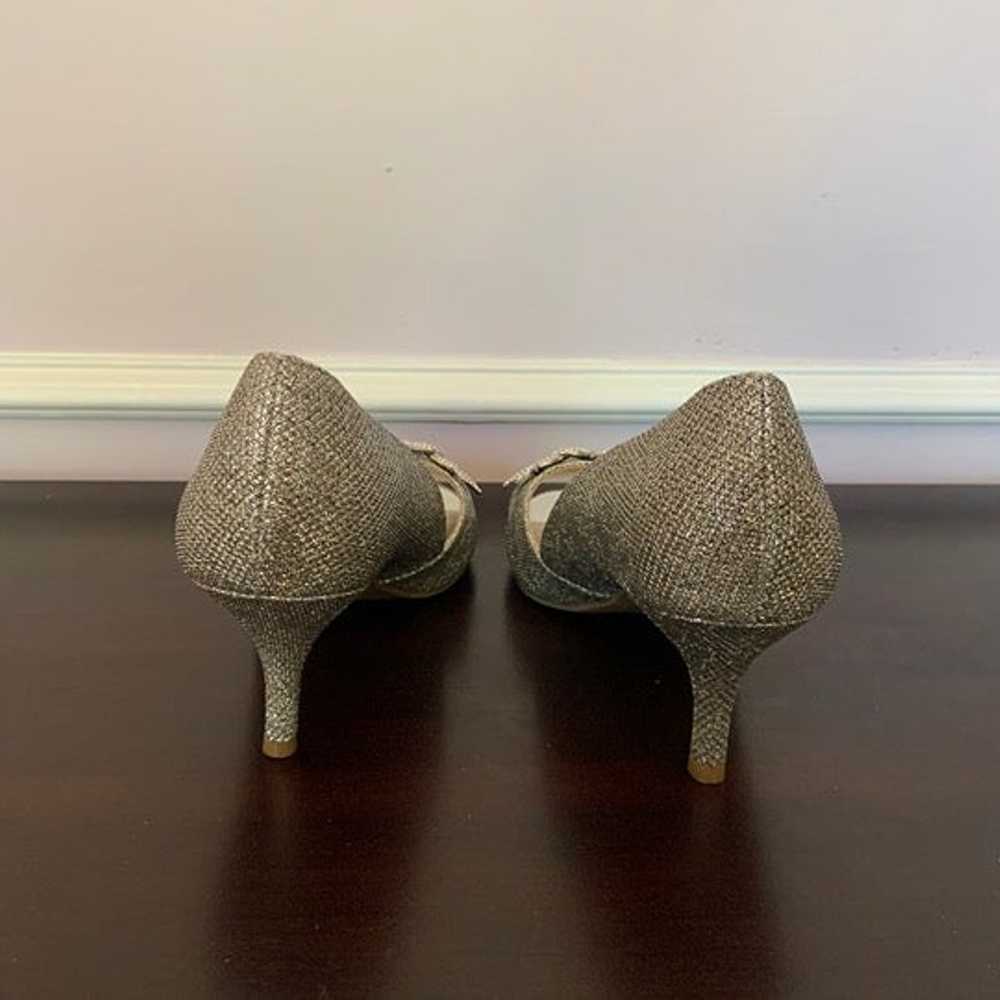 Gold sparkly shoes size 9M - image 3