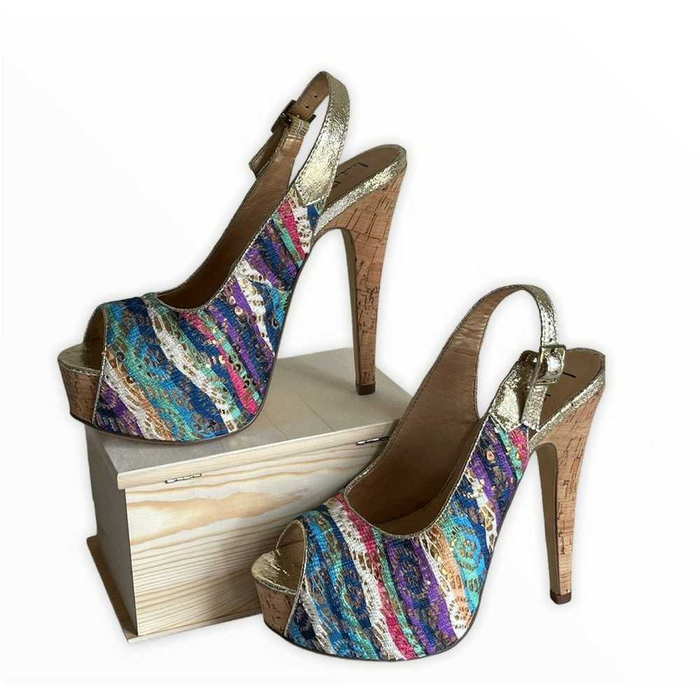 Luichiny Multicolored platforms size 6M - image 2