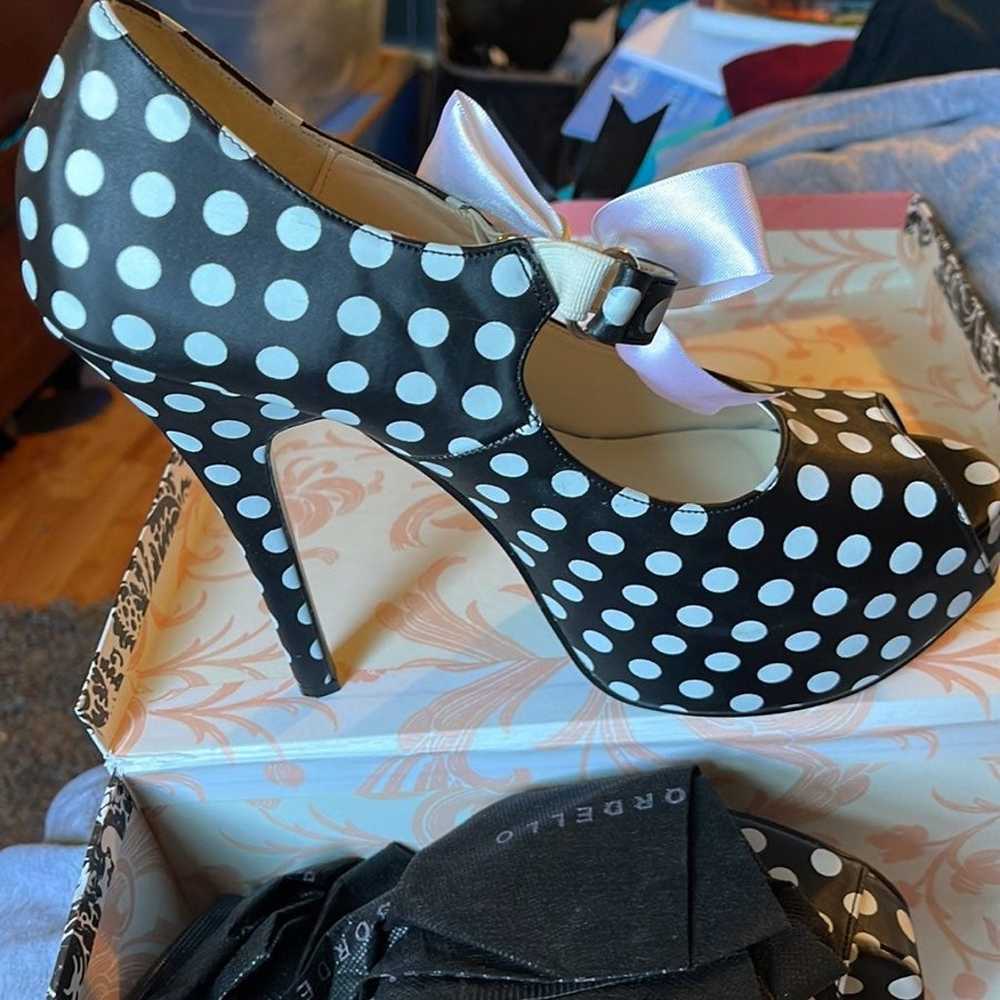 Bordello heels.  Worn once flr magazine photo sho… - image 2