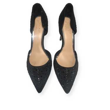 jewel badgley mischka Crystal encrusted heels 8