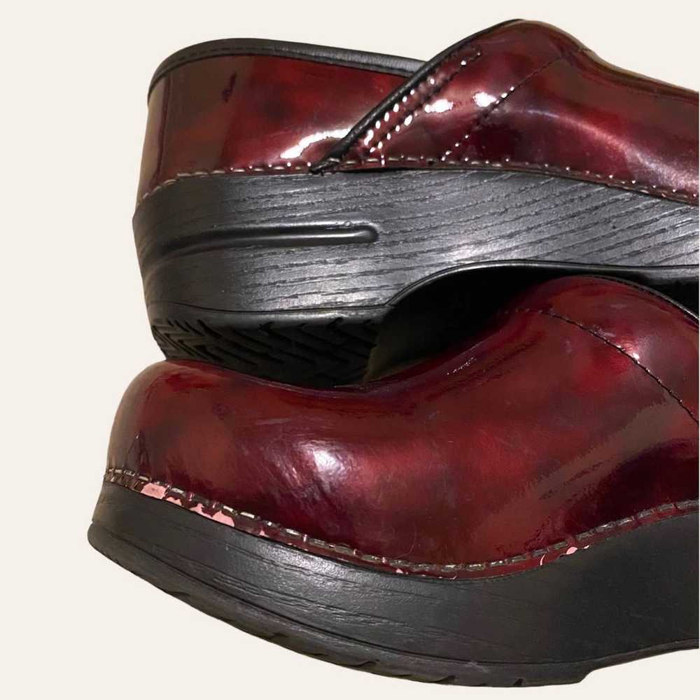 Dansko Burgundy Clogs - image 4