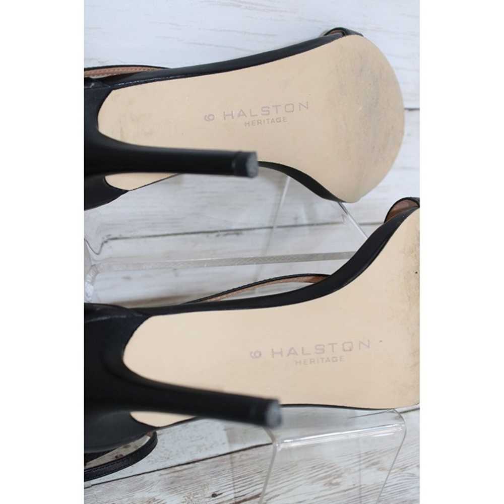 Halston Heritage Women's Evie Black Leather Strap… - image 11