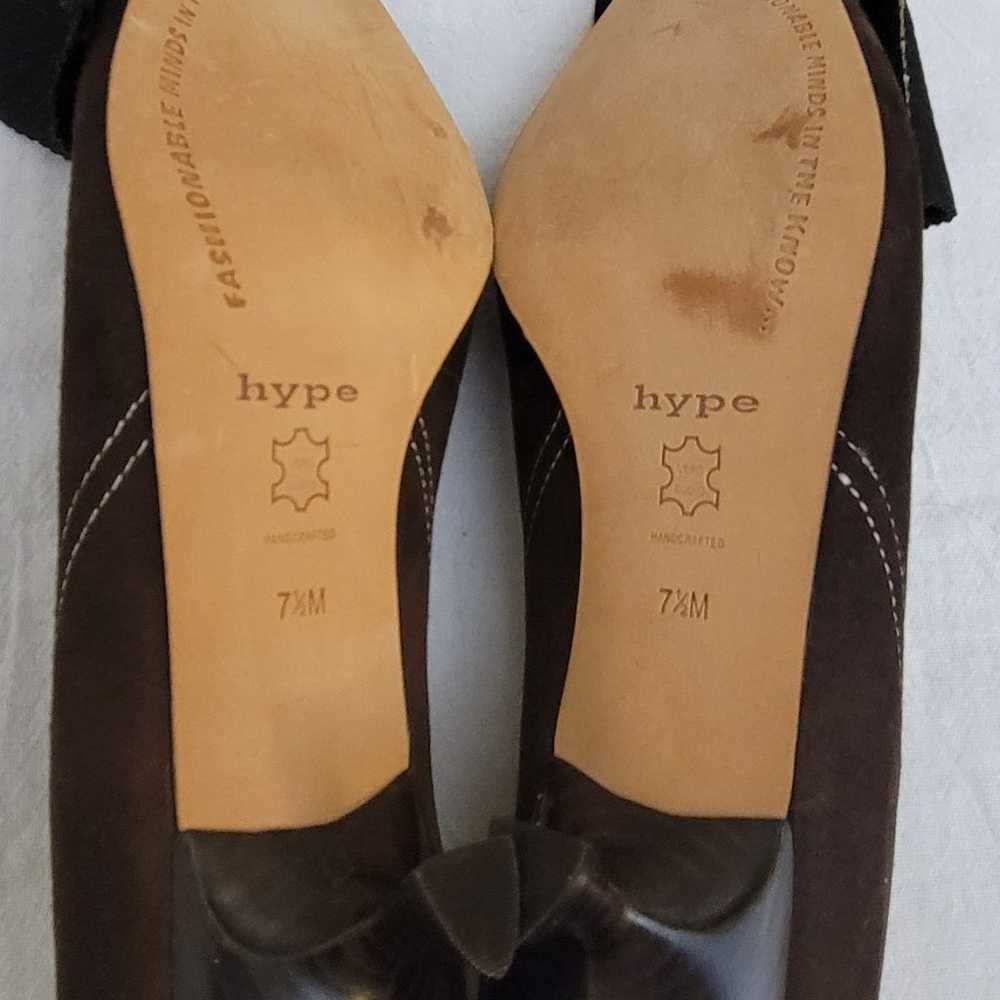 Hype "Sarafina" Brown Suede Pumps With Rhinestone… - image 10