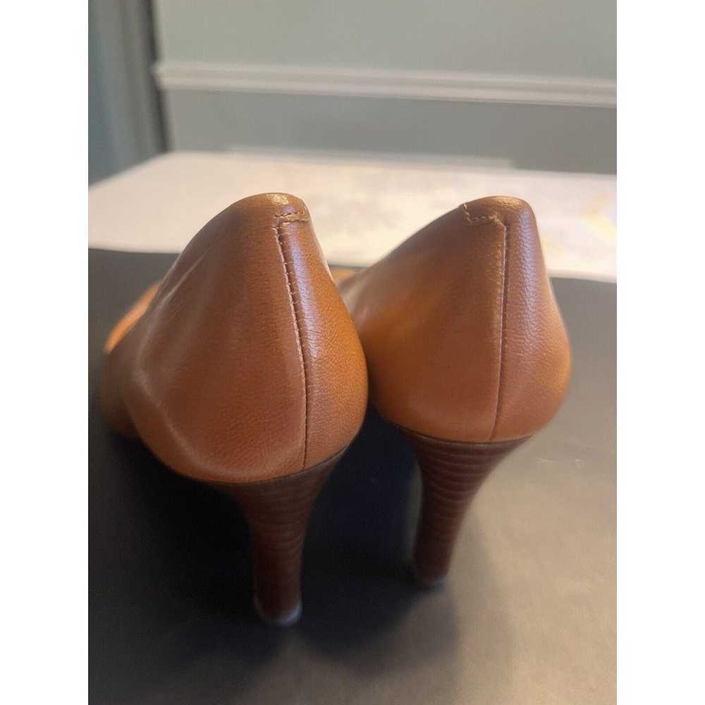 Lauren Ralph Lauren Cognac Brown Leather Mid Heel… - image 3