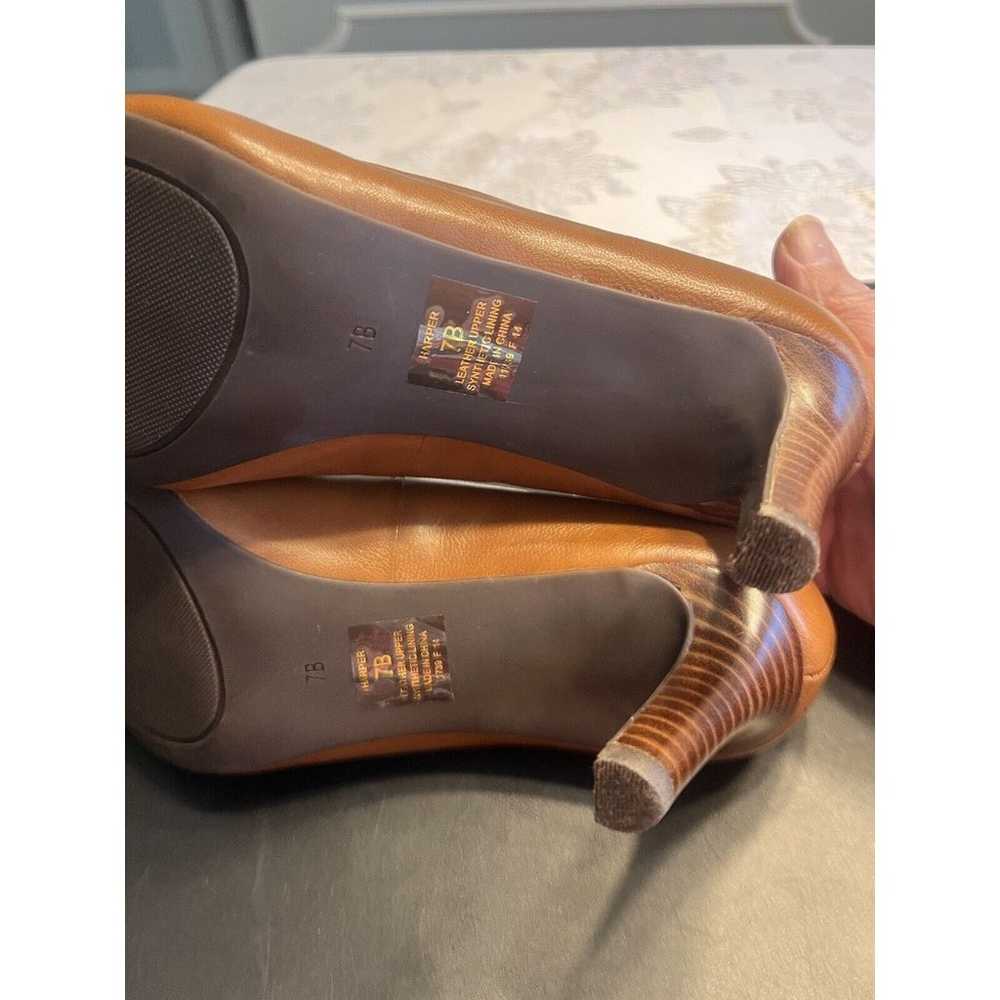 Lauren Ralph Lauren Cognac Brown Leather Mid Heel… - image 7