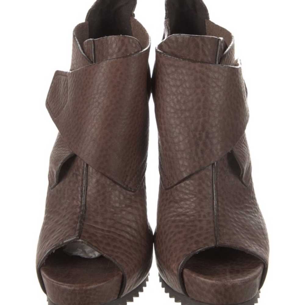 Pedro Garcia Leather Platform Heels - image 3
