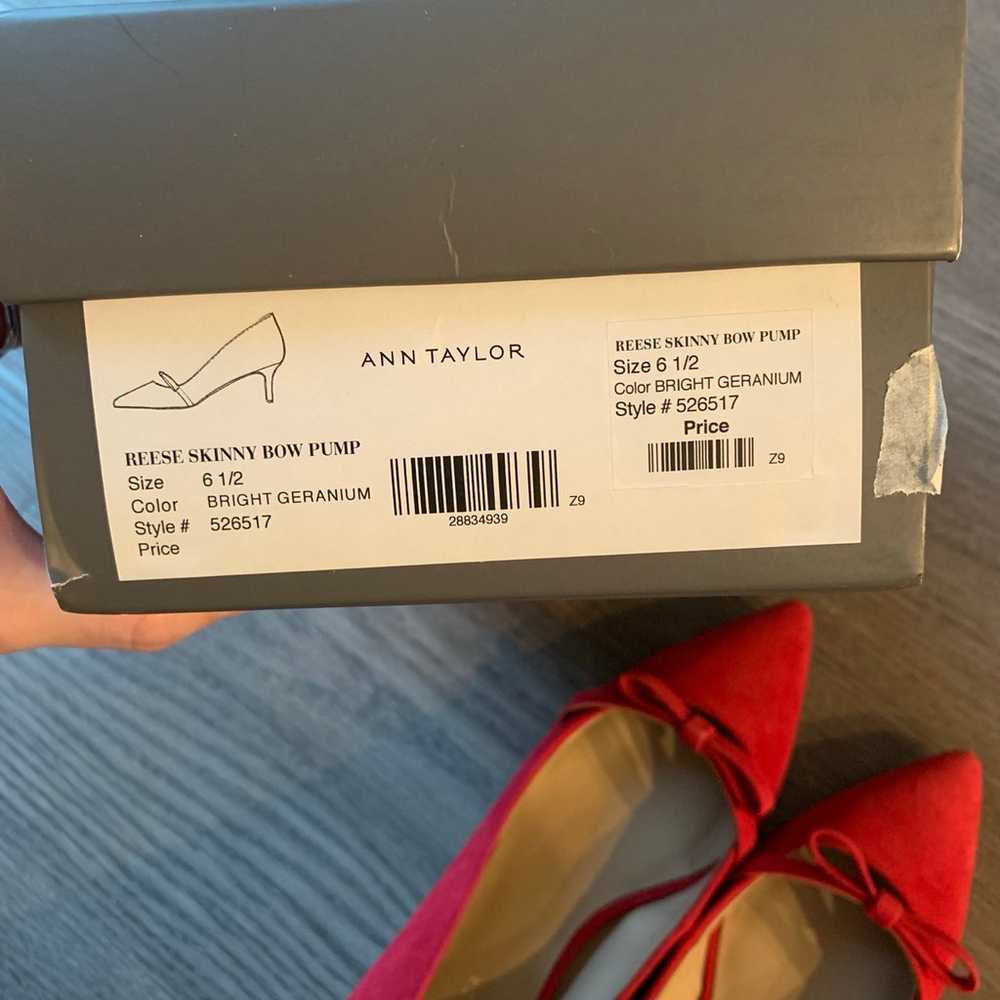 Ann Taylor Reese Skinny Bow Pump - image 3