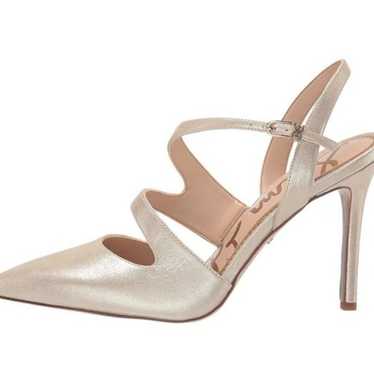 Sam Edelman Hollyn Molten Gold Metallic Heels