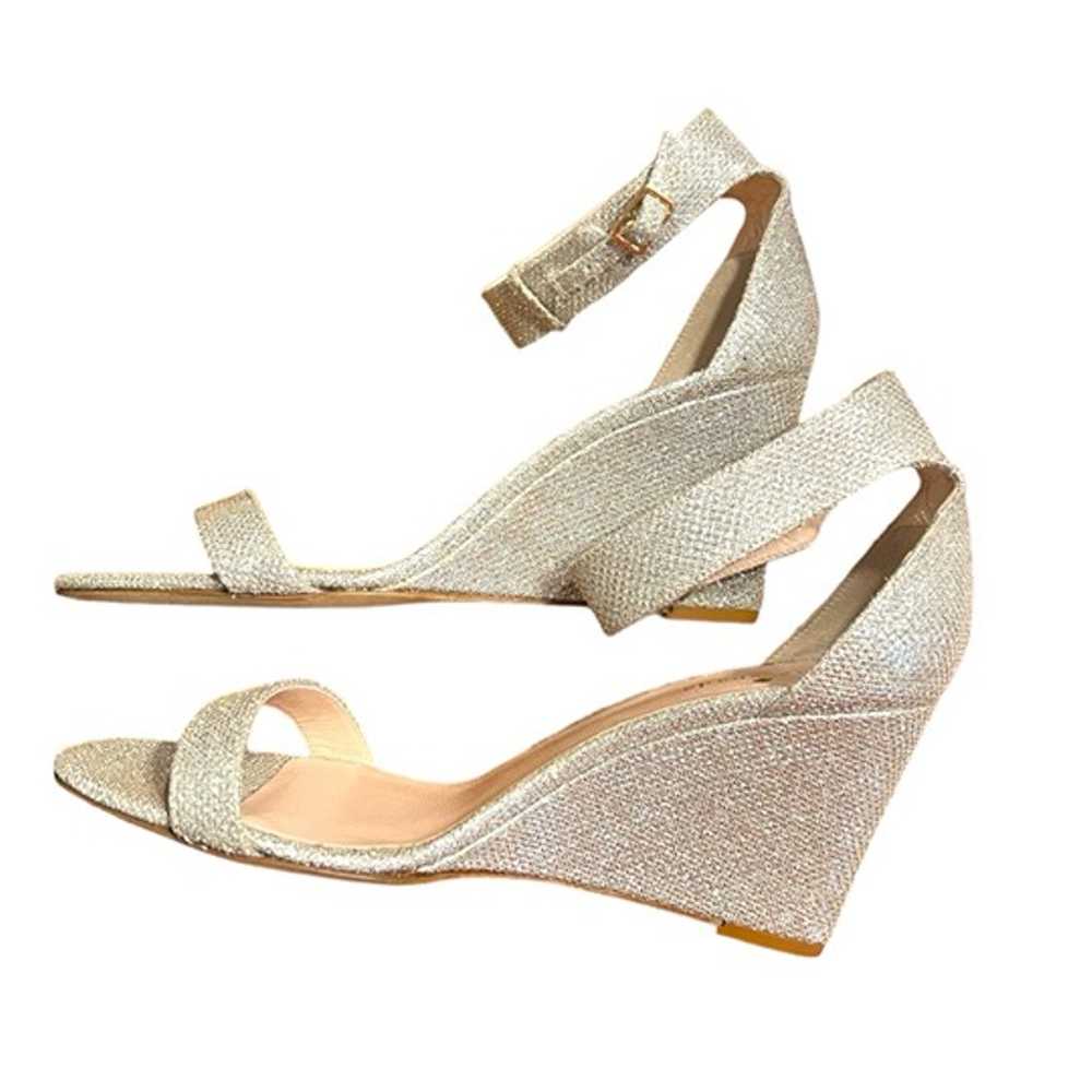 KATE SPADE Silver Glitter Authentic Wedge Heels A… - image 9