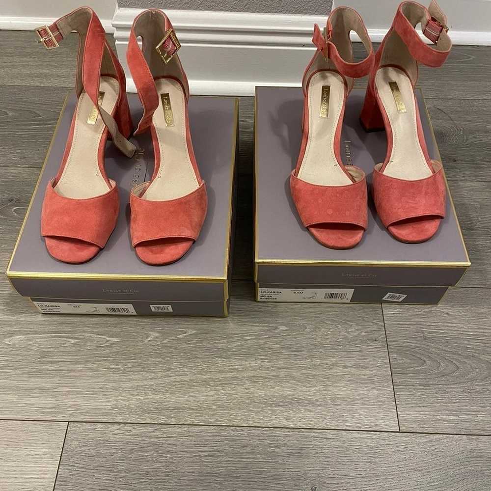 Louise et Cie Coral Colored Heels - image 2