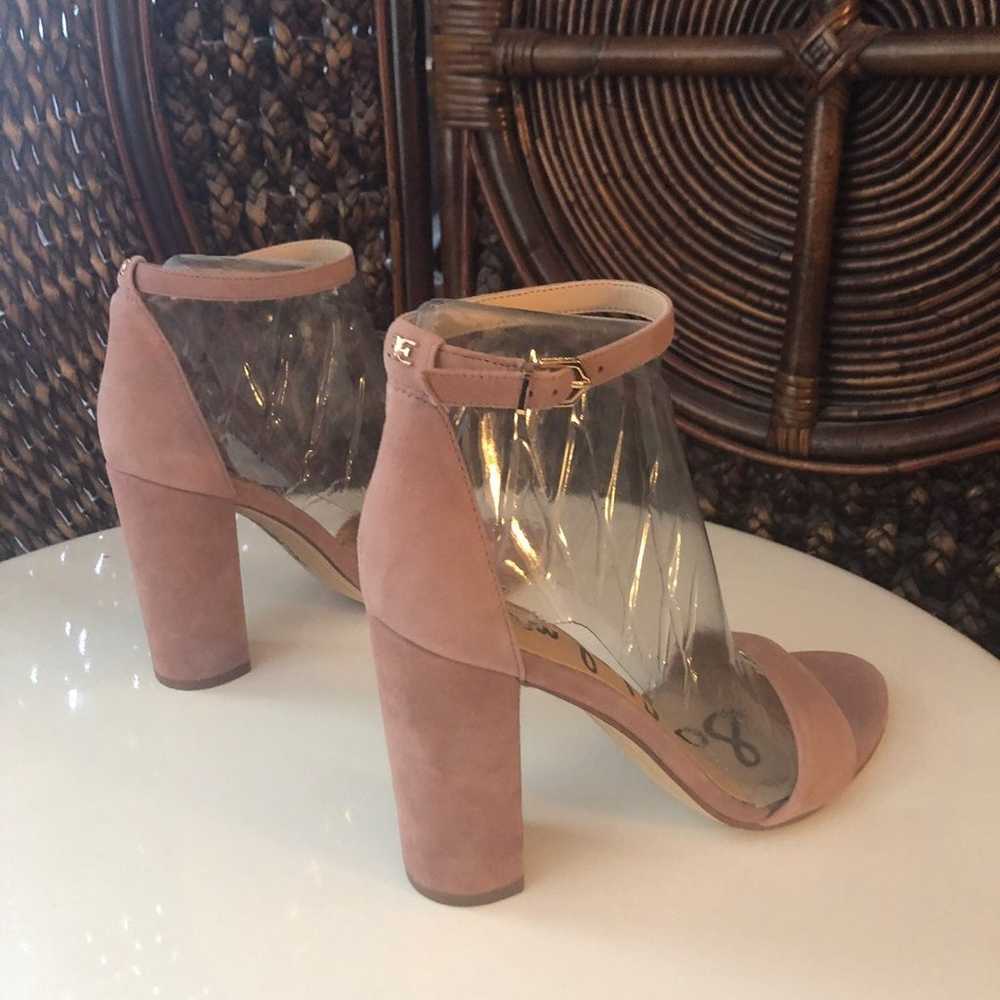 Sam Edelman YARO Suede Rose Heels 8M - image 10