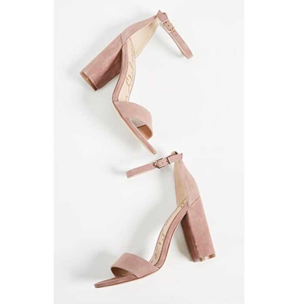 Sam Edelman YARO Suede Rose Heels 8M - image 2