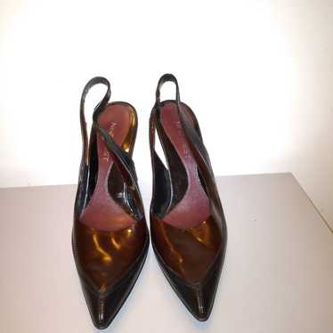 Nine West Patent Leather Slingbacks