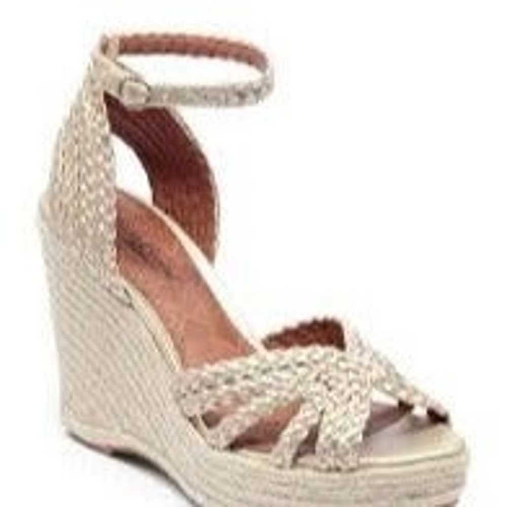 Lucky brand ladies  lainey wedges 8M/38 - image 9