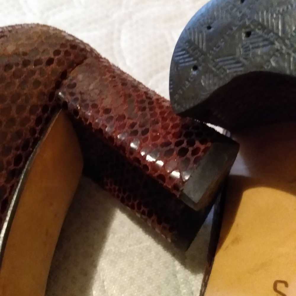 Sesto Meucci lady snakeskin shoes - image 5